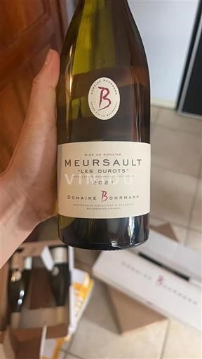 Borgogna Meursault Domaine Bohrmann Les Durots 2021