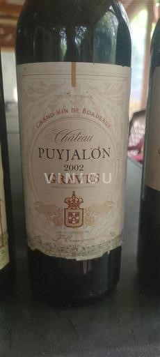Bordeaux Graves Château Puyjalon 2002
