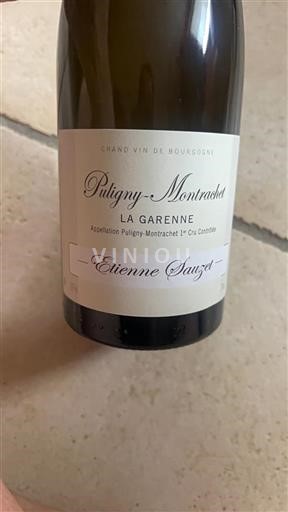 Burgundi Puligny-montrachet Premier Cru Etienne Sauzet La Garenne Ei vuosikertaa
