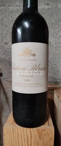 Bordeaux Pauillac Cru Bourgeois Château Pibran 1999