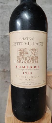 Bordeaux Pomerol Château Petit Village 1998