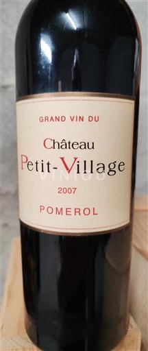 Bordeaux Pomerol Château Petit Village 2007