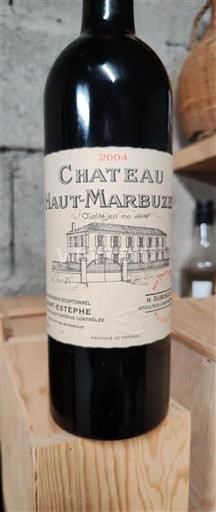 Bordeaux Saint-Estèphe Cru Bourgeois Exceptionnel Château Haut-Marbuzet 2004