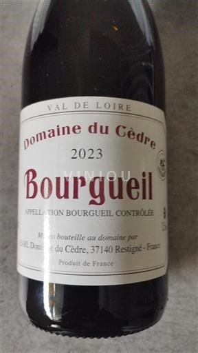 Vallée de la Loire Bourgueil Domaine Cèdre 2023