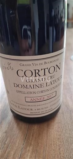 Burgundy Corton Grand Cru Domaine Latour 2017