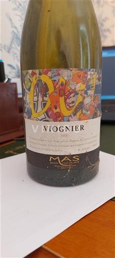 Vin Blanc sec Viognier Domaine Paul Mas 2018 France Languedoc et Roussillon Pays d'oc
