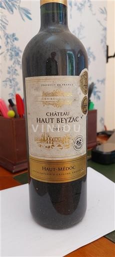 Bordeaux Haut-Médoc Cru Bourgeois Château Haut Beyzac 2017