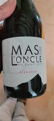 Linguadoca Pic Saint-Loup Mas de l'Oncle Élégance 2018