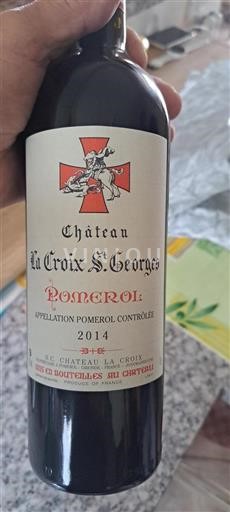 Burdeos Pomerol Château La Croix St. Georges 2014