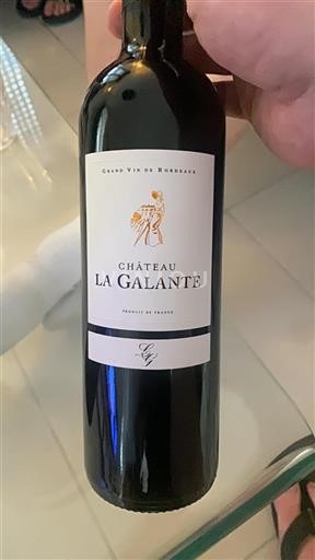 Bordeaux Ikke specificeret Château La Galante 2020