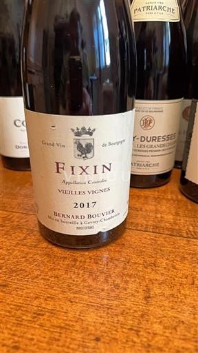Vin Rouge sec Vieilles Vignes Bernard Bouvier 2017 France Bourgogne Fixin AOC