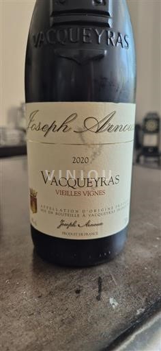 Rhônen laakso Vacqueyras Joseph Arnoux Vieilles Vignes 2020