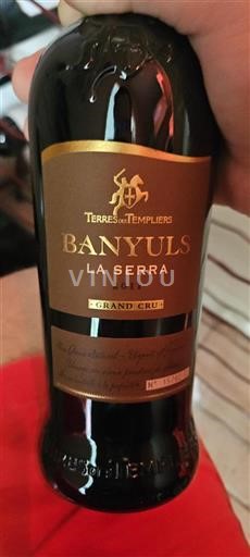 Roussillon Banyuls Grand Cru Terres des Templiers La Serra 2011