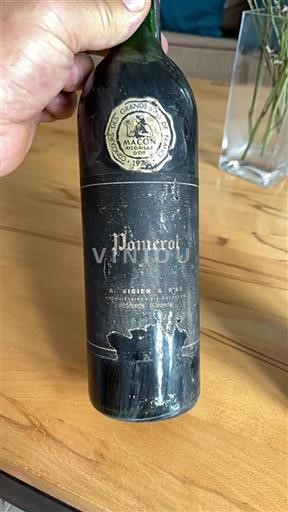 Bordeaux Pomerol A. Vigier & Fils 1972