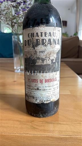Bordeaux Premières Côtes de Bordeaux Château Brana 1985
