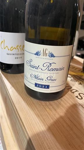 Burgundsko Saint-Romain Alain Gras 2021