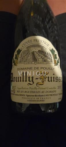 Borgoña Pouilly-fuissé Domaine Pouilly Prestige 2017