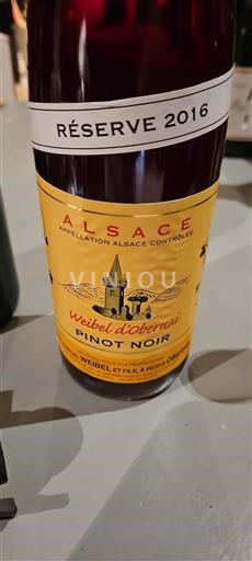 Alzacija Grand Cru Weibel Obernai Réserve 2016
