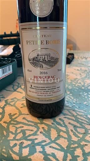 Sud-Ovest Bergerac Château Petite Borie 2016