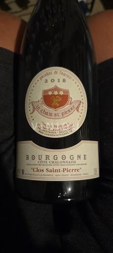 Bourgogne Bourgogne Côte Chalonnaise Le Chais St Pierre Clos Saint-Pierre 2018