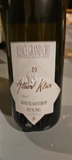 Alsace Ikke specificeret Grand Cru Albert Klee Grand Cru Kaefferkopf 2018