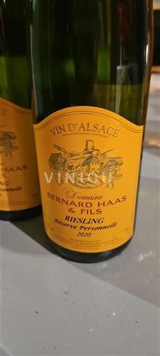 Alzacija Grand Cru Bernard Haas & Fils Réserve Personnelle 2020