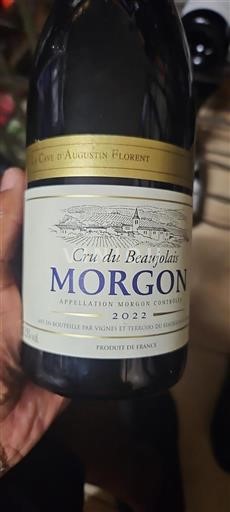 Beaujolais Morgon La Cave Augustin Florent 2022