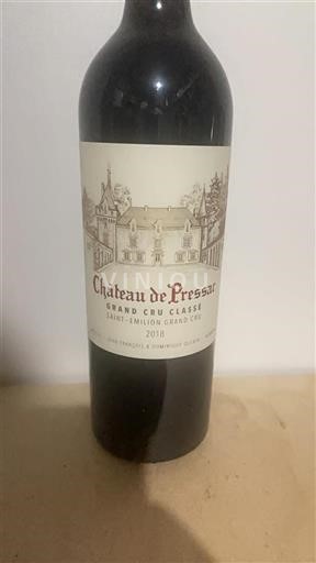 Bordeaux Saint-Émilion Grand Cru Grand Cru Classé Pressac 2018