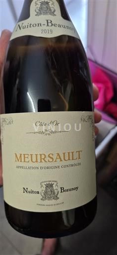 Borgoña Meursault Nuiton-Beaunoy 2019