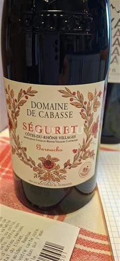 Sud-Ouest Buzet Domaine Cabasse Garnacho Non Millésimé