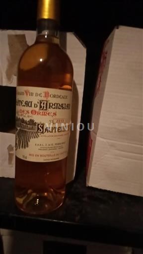 Bordeaux Sauternes Château Armajan des Ormes 2013