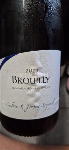Beaujolais Brouilly Cédric & Jérôme Segaud 2023