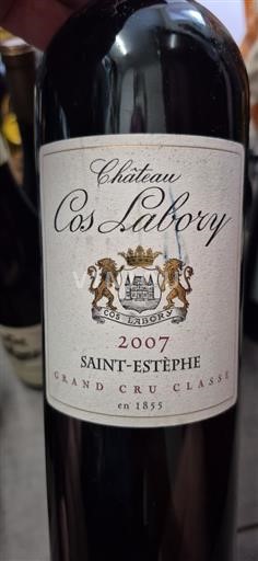 Bordeaux Saint-Estèphe Grand Cru Château Cos Labory 2007