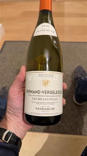 Bourgogne Pernand-vergelesses Patriarche Les Belles Filles 2020