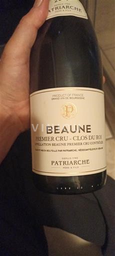 Bourgogne Beaune Premier Cru Patriarche Clos du Roi 2017