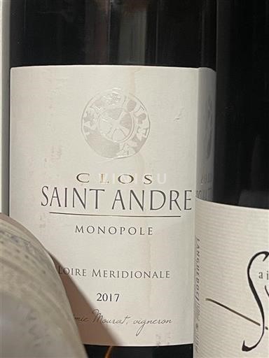 Vale do Loire Não especificado Clos Saint André 2017