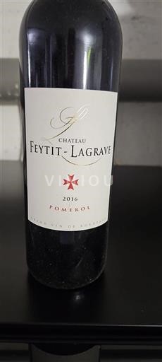 Bordeaux Pomerol Château Feytit-Lagrave 2016