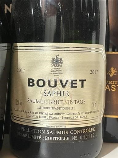 Vallée de la Loire Saumur Bouvet-Ladubay Saphir 2017