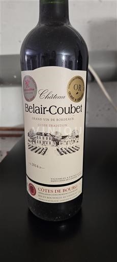 Bordeaux Côtes-de-bourg Château Belair-Coubet Tradition 2014