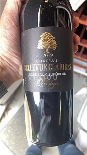 Bordeaux Bordeaux superiore Château Bellevue Claribes Prestige 2019