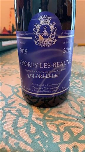 Borgogna Chorey-lès-Beaune Domaine Durand Les Beaumonts 2019