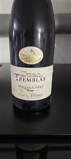 Beaujolais Moulin-à-Vent Domaine Des Vignes du Tremblay 2008