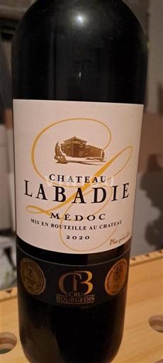 Bordeaux Médoc Cru Bourgeois Château Labadie 2020