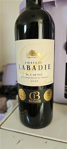 Bordeaux Médoc Cru Bourgeois Château Labadie 2020