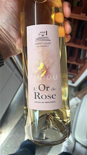 Vin Rosé sec L'Or de Rosé Saint-Louis La Manuelle 2021 France Provence Côtes-de-provence