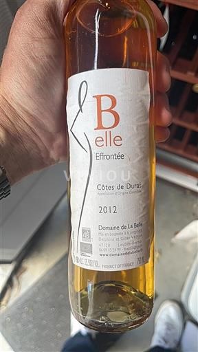 Sydväst Côtes-de-duras Domaine La Belle Effrontée 2012