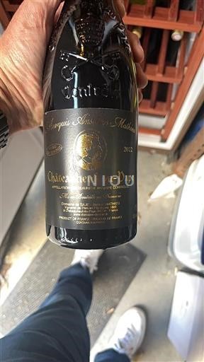 Vin Rouge sec Marquis Anselme Mathieu Domaine Saje 2022 France Vallée du Rhône Châteauneuf-du-pape