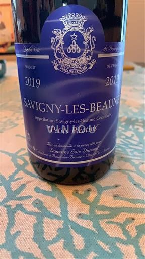 Burgundy Savigny-lès-Beaune Domaine Loïc Durand Petits Picotins 2019