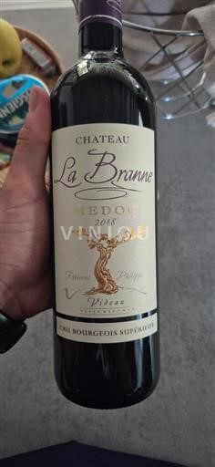 Bordeaux Médoc Cru Bourgeois Supérieur Château La Branne 2018