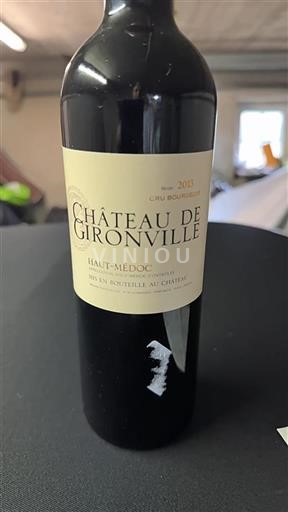 Bordeaux Haut-Médoc Cru Bourgeois Gironville 2013
